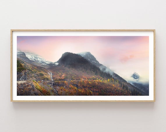 "Going to the Sun Road" - Panoramic Mountain Landscape