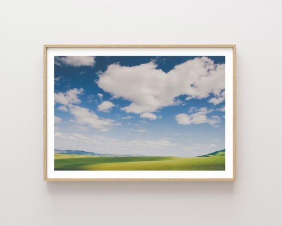 "An Ocean of Sky" - Dreamy clouds and rolling hills landscape photography