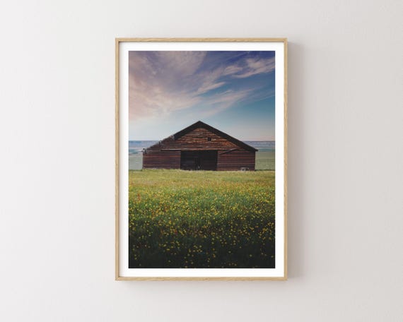 "Bygone Eras" - Rustic old barn western landscape photography