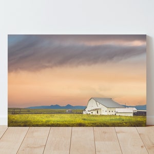 Country Barn Landscape Wall Art | Storm Photography | Farmhouse Decor | Rustic Decor | Panoramic wall art | Panoramic Landscape | Nature Art