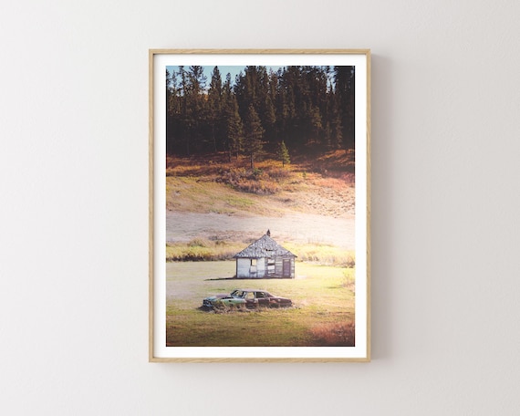 "This Time Tomorrow" - Old Rustic Car and Western Landscape Photography