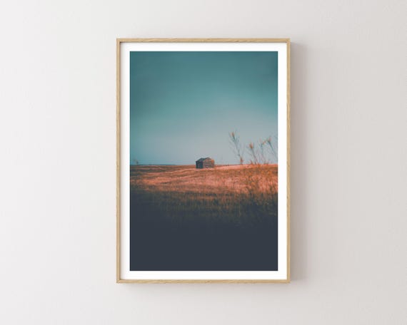 "Distances" - Dreamy barn and Western landscape Photography