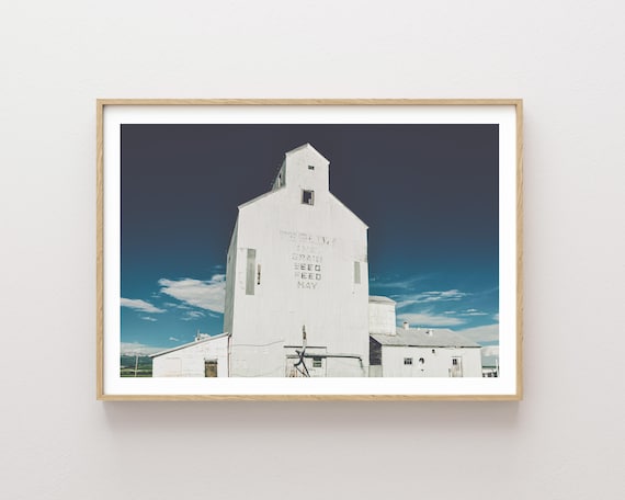 "Prairie Skyscraper" - Grain Elevator Western Americana Photography