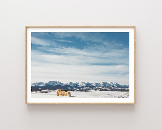 "Winter in the Bridgers" - Beautiful Fine Art mountains photography
