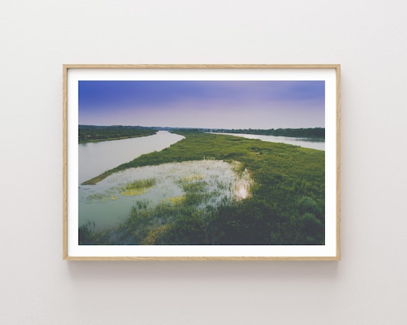 "Missouri River Valley" - Missouri River Sunset Landscape photography