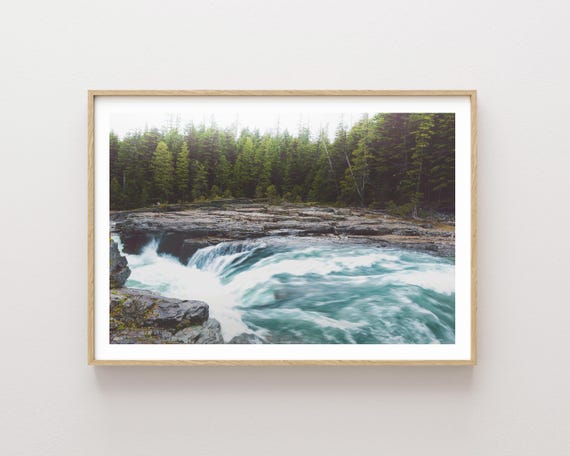 "Dancing Waters" - Peaceful Rushing River Landscape Photography