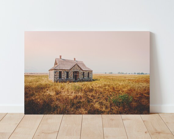 Rustic Decor - Landscape Wall Art - Americana Wall Art - Farmhouse Decor - Abandoned Photography - Western Decor - Boho Decor - Nature Print