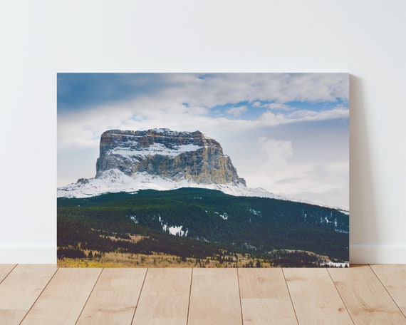Chief Mountain - Glacier National Park Landscape - Mountain Wall Art - Landscape Wall Art - Large wall art - panoramic wall art - nature