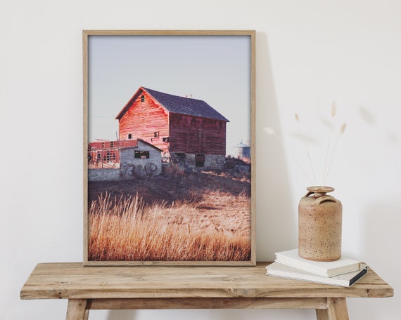 Rustic Decor - Barn Wall Art - Farmhouse Decor - Cabin Decor - Living room wall art - bedroom wall art - large wall art - nature wall art