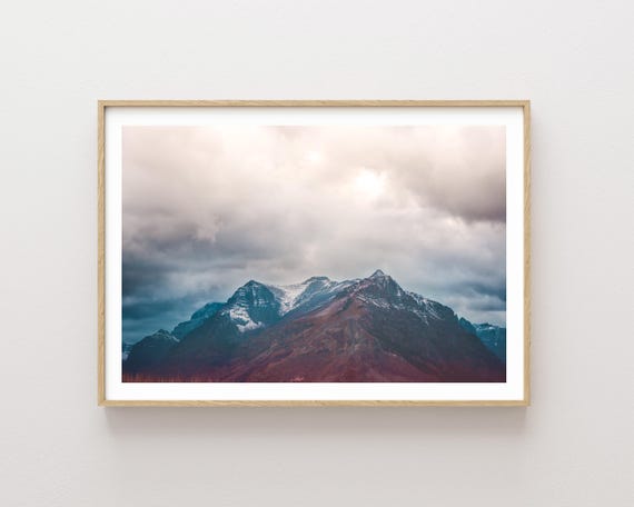 "Keep Climbing" - moody mountain landscape photography