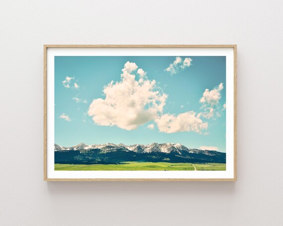 "Wild Blue Yonder" - Colorful Mountain Landscape Photography
