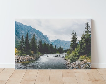 Montana Mountain Landscape Photography: Rosebud Creek Nature Wall Art