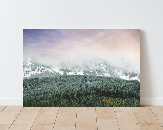 Dreamy Mountain Landscape Photography - Nature wall art - Large wall art - Mountain wall art - Living room wall art - Bedroom wall art - sky