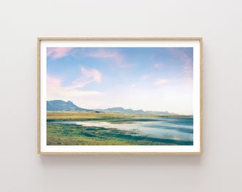 Sunset Mountain Landscape Photography: Montana Western Wall Art