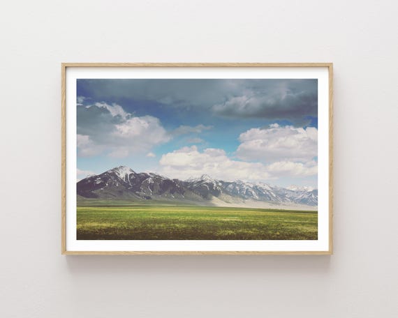 "High and Wide" - snow capped mountain landscape photography
