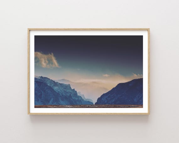 "A View Before Bed" - Moody Peaceful Mountain Landscape Photography
