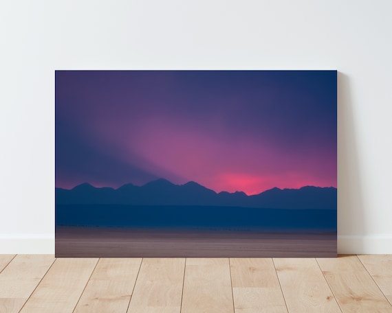 Mountain Landscape Photography - Sunset - Nature Photography - Large wall art - Mountain wall art - Panoramic wall art - Living room prints