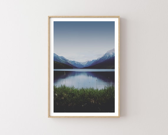 "Glacier Shores" - Fine Art Mountain Lake Landscape Photography