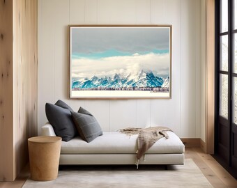 Grand Tetons National Park Landscape Photography - Western Landscape - Western art - Nature - Large wall art - Wyoming - mountains wall art