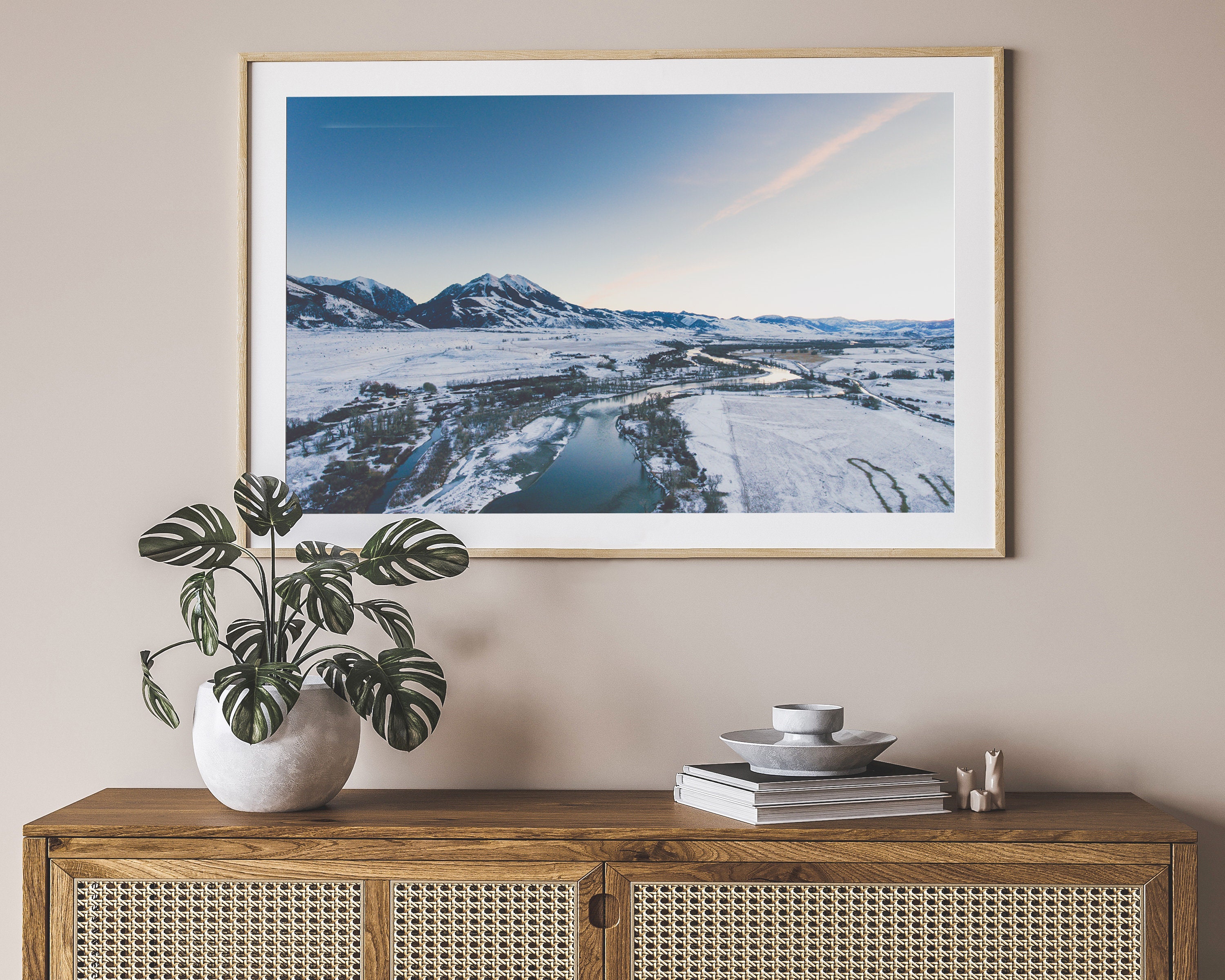 A Yellowstone Odyssey Nature Landscapes Paintings Wall Decor – Radikal Homes