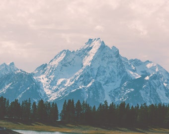 landscape, tetons, grand tetons, grand teton national park, jackson, wyoming, jackson hole, mountains, large wall art - "Wandering Heart"