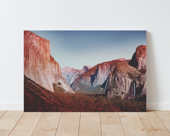 Yosemite National Park Landscape Photography - California - nature prints - mountain wall art - el capitan - half dome - panoramic landscape