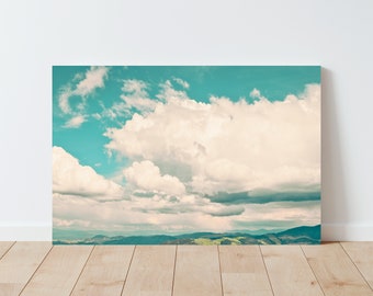 Landscape Wall Art - Mountain Wall Art - Panoramic wall art - panoramic landscape - nature wall art - living room wall art - clouds art