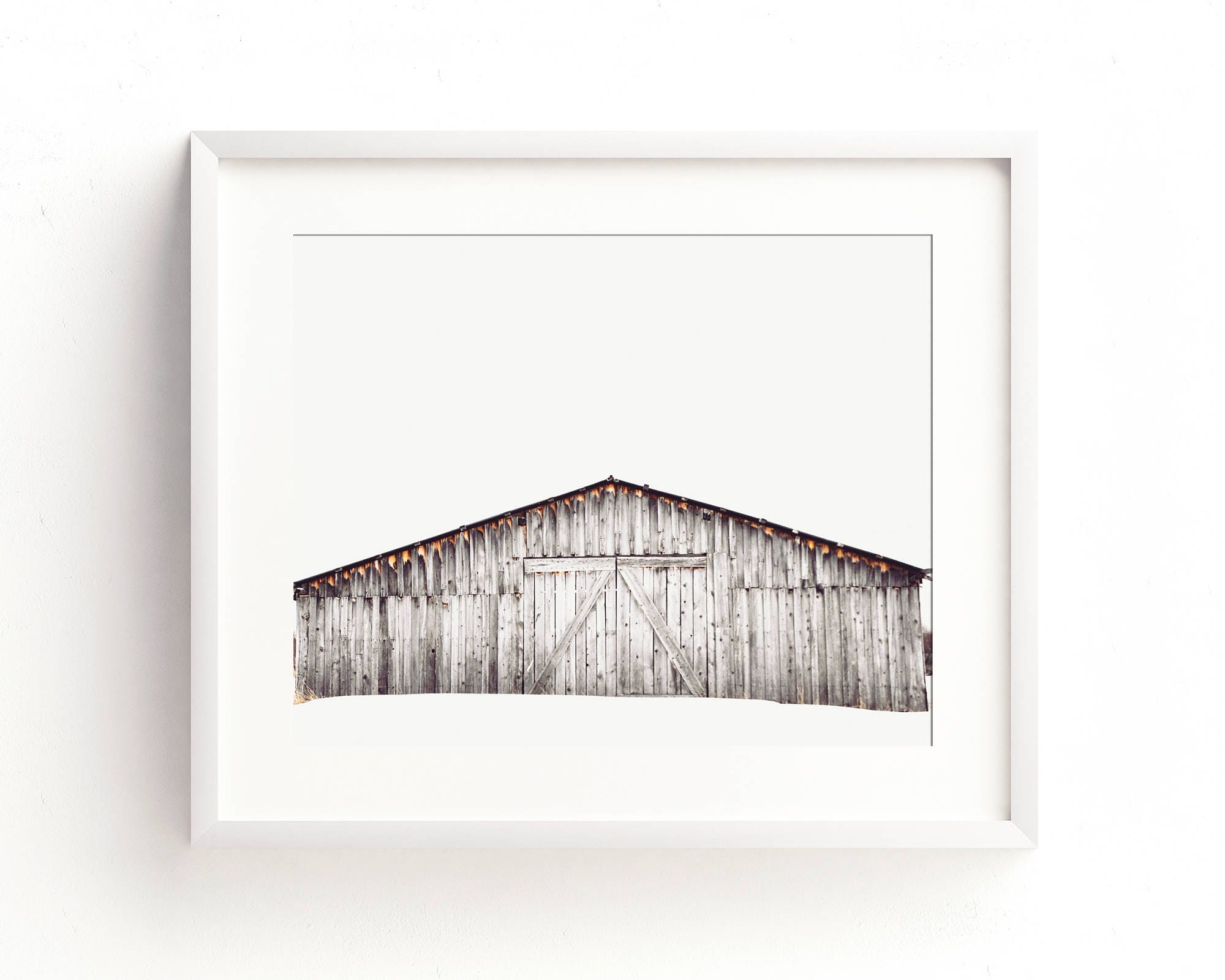 Fotografía de granero rústico | Etsy