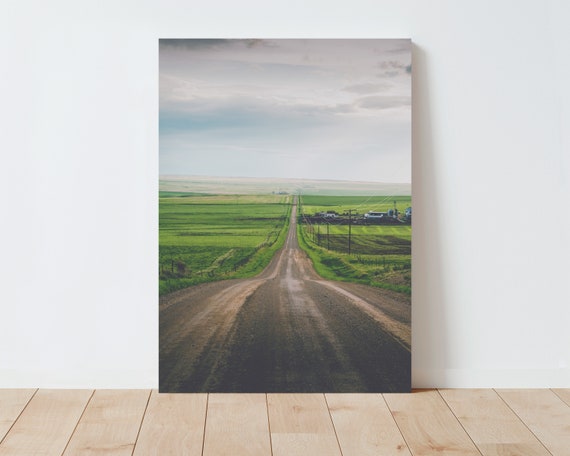 Countryside Landscape Photography - Dirt Road - Horizon - Western Wall Art - Western Decor - Farmhouse Decor - Western Prints - Boho Decor