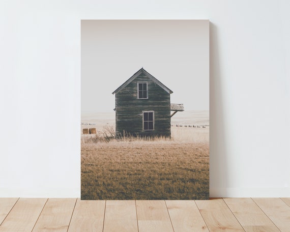 Rustic Farmhouse Landscape Photography - Landscape wall art - Farmhouse Decor - Rustic Decor - Western Decor - Large Wall Art - Americana