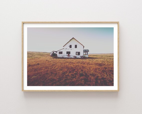 "Dreams of Tomorrow" - Abandoned Montana Farmhouse Print - Rustic Country Landscape - Rural Americana Photography - Western Decor