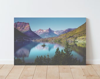 Mountain wall art - Landscape wall art - Glacier National Park - Nature wall art - Living Room Wall Art - Bedroom wall art - Landscape print