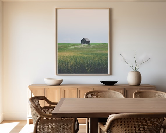 Fine Art Western Landscape Photography - Abandoned Farmhouse - Modern Farmhouse Decor - Western Decor - Western wall art - large wall art