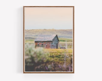 Peaceful Country Landscape and Barn