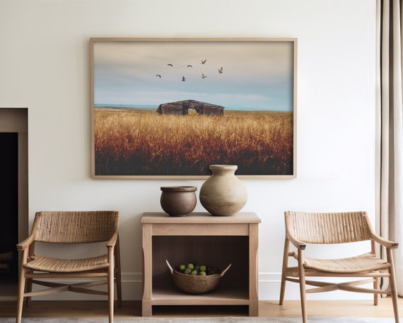 Fine Art Rustic Barn Landscape Photography Print - Western art - Barn wall art - Rustic Decor - Rustic wall art - large wall art - americana