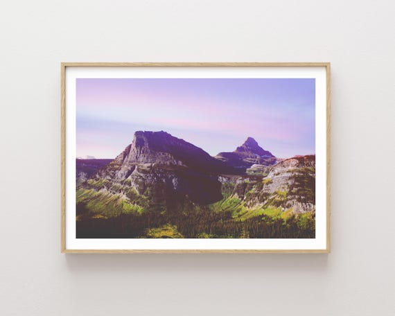 "Overlook" - Glacier Park Mountain Landscape