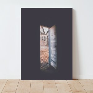 Rustic Farmhouse Door Photography Print - Farmhouse Decor - Rustic wall art - Western Decor - Western Prints - Moody - Boho - Large wall art