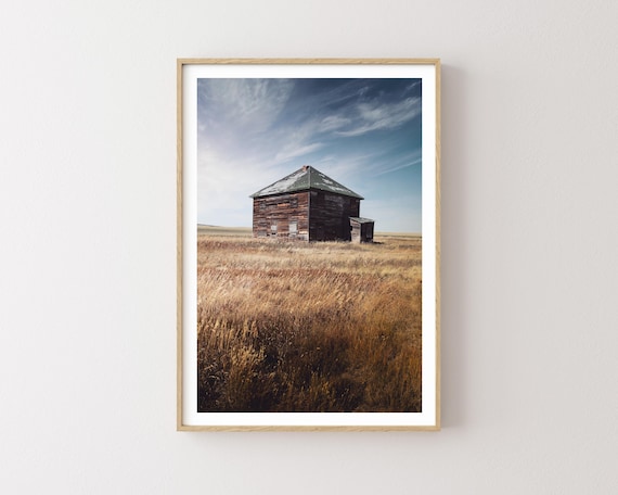 "Sinking Ships" - Abandoned Farmhouse Western Landscape Photography