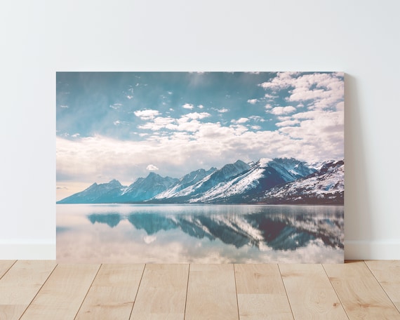 Mountains Landscape Photography - Landscape Wall Art - Panoramic Landscape - Tetons - National Park - Wyoming - Nature Wall Art - Jackson