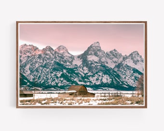 Tetons and Barn Photography