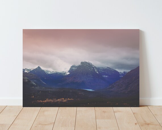 Glacier National Park Landscape Wall Art - Mountain wall art - nature wall art - Nature Photography - panoramic wall art - forest landscape