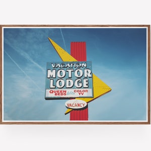 Vintage Neon Sign Wall Art