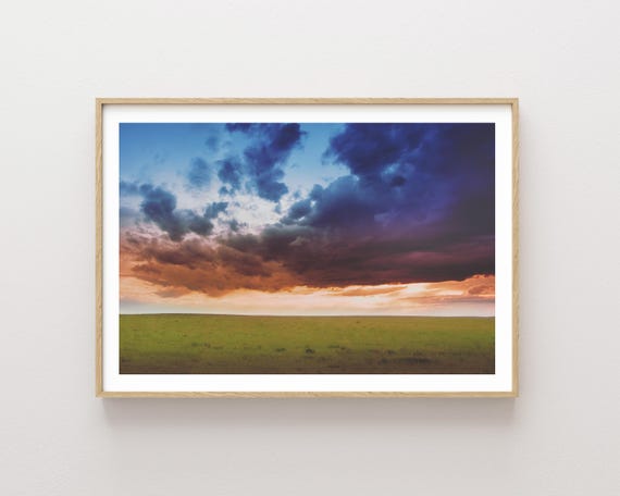 "That Feeling" - Western Sunset Landscape Print