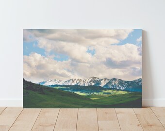 Dreamy Mountain Landscape Wall Art - Mountain Photography - Cabin Decor - Farmhouse Decor - Western Decor - Panoramic Landscape - Nature Art