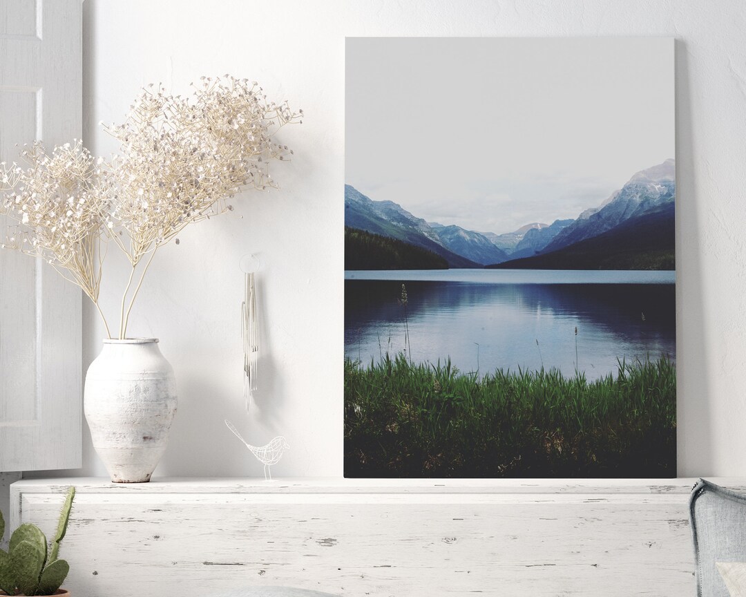 Mountain Lake Wall Art Glacier Park Photography Nature Photography