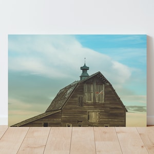 Charming Rustic Barn Photography Print - Barn Wall Art - Rustic Decor - Farmhouse Decor - Western Decor - Living room wall art - Americana