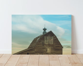 Charming Rustic Barn Photography Print - Barn Wall Art - Rustic Decor - Farmhouse Decor - Western Decor - Living room wall art - Americana