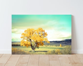 Fall Landscape Photography | Landscape Wall Art | Farmhouse Decor | Cabin Decor | Fall Decor | Large wall art | Panoramic wall art | Nature