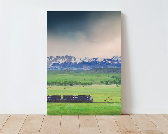 Dreamy Mountain Landscape Photography - Landscape wall art - Mountain wall art - western decor - farmhouse decor - nature wall art - boho