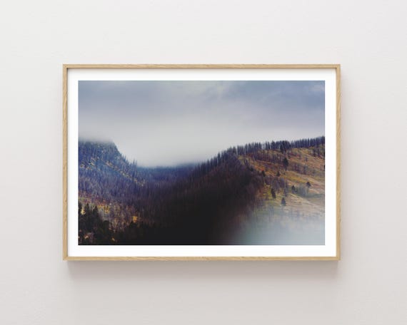 "Ascent" - Peaceful Foggy Mountain Landscape Photography